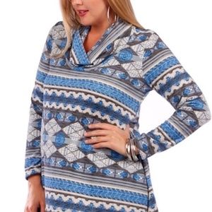 3x$30 Yummy Plus Size 3X Long Sleeve Blouse Top